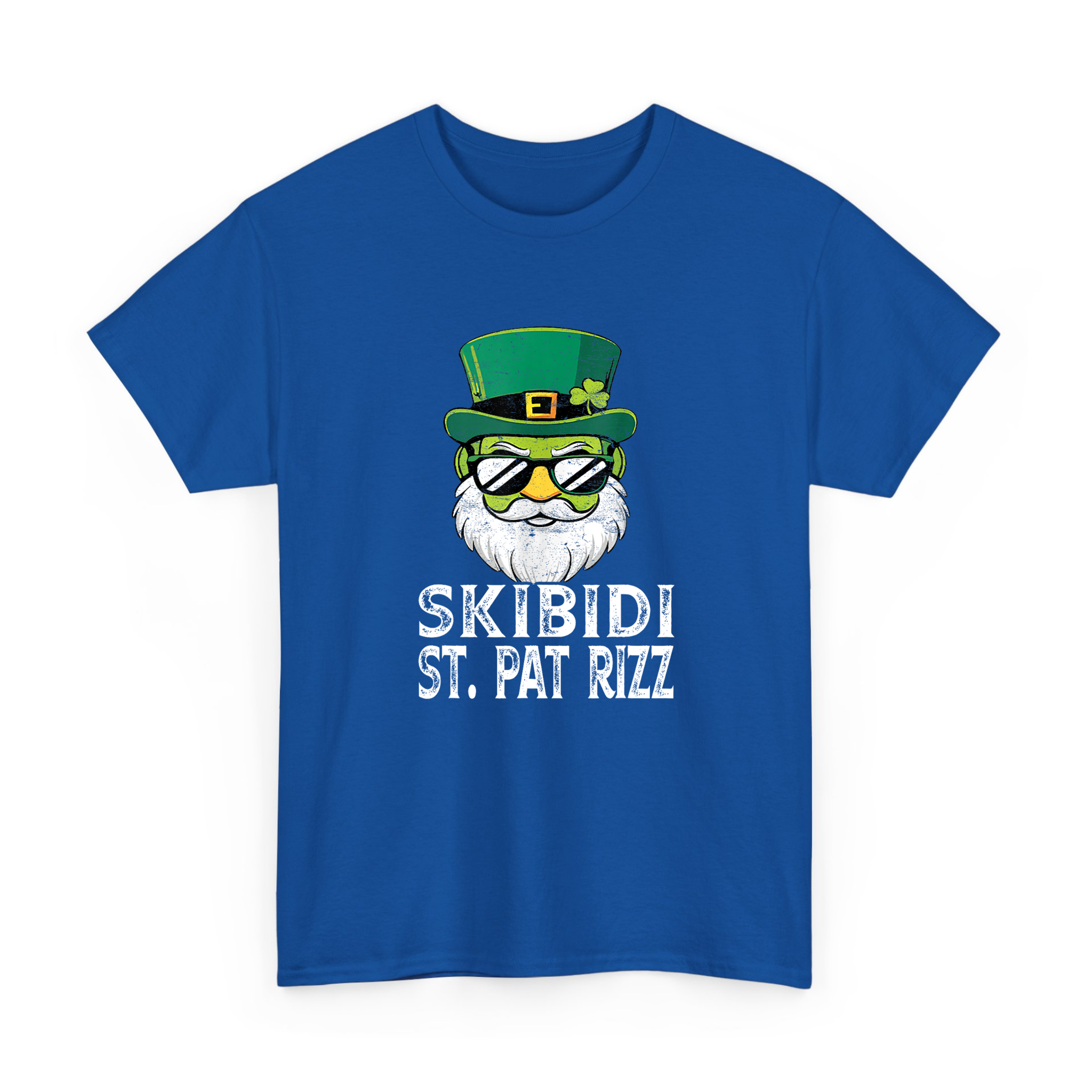Funny  Leprechaun Skibidi Saint St Pat Rizz T-shirt For St Patricks Day