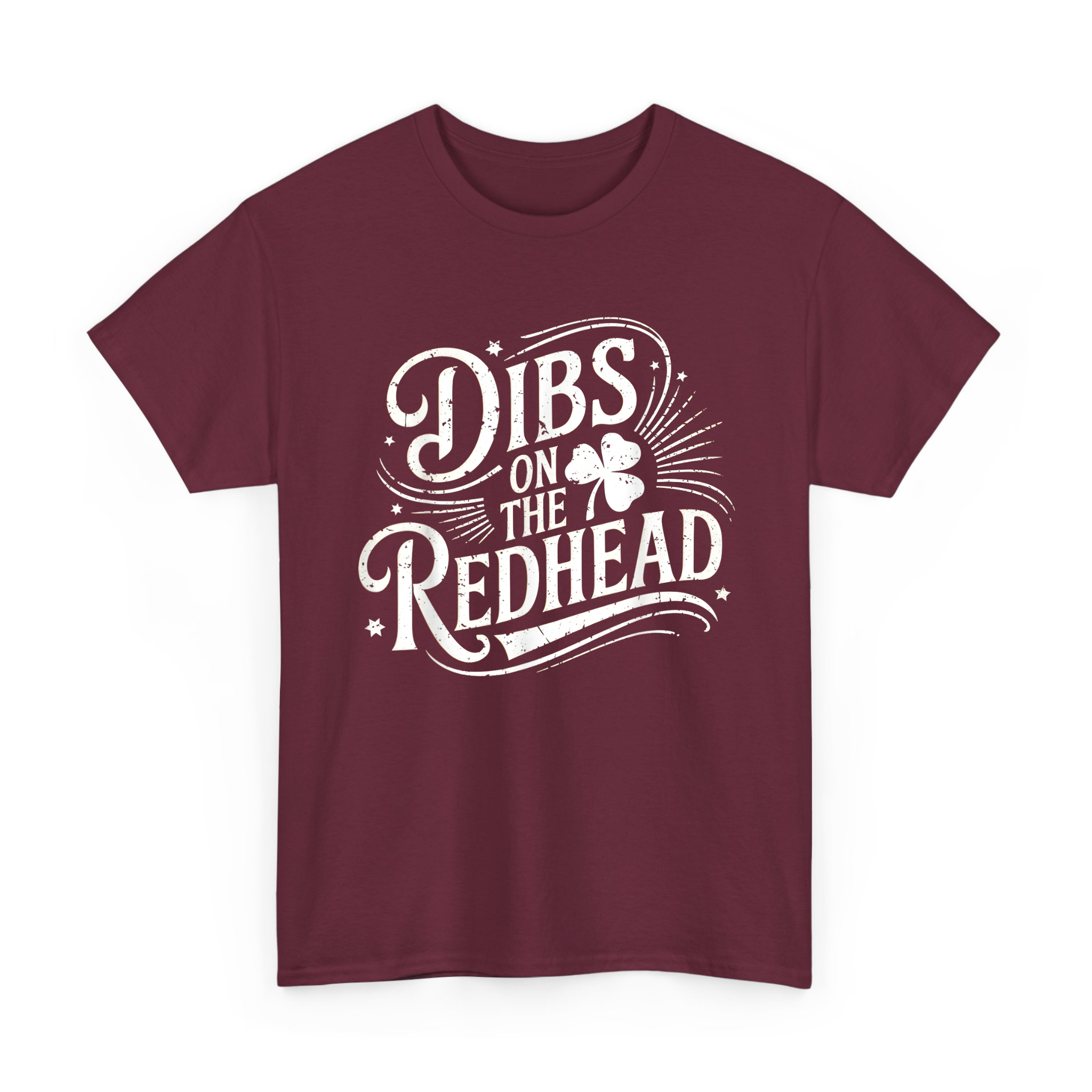 Dibs On The Redhead Shamrock T-shirt For Funny St Patricks Day Party