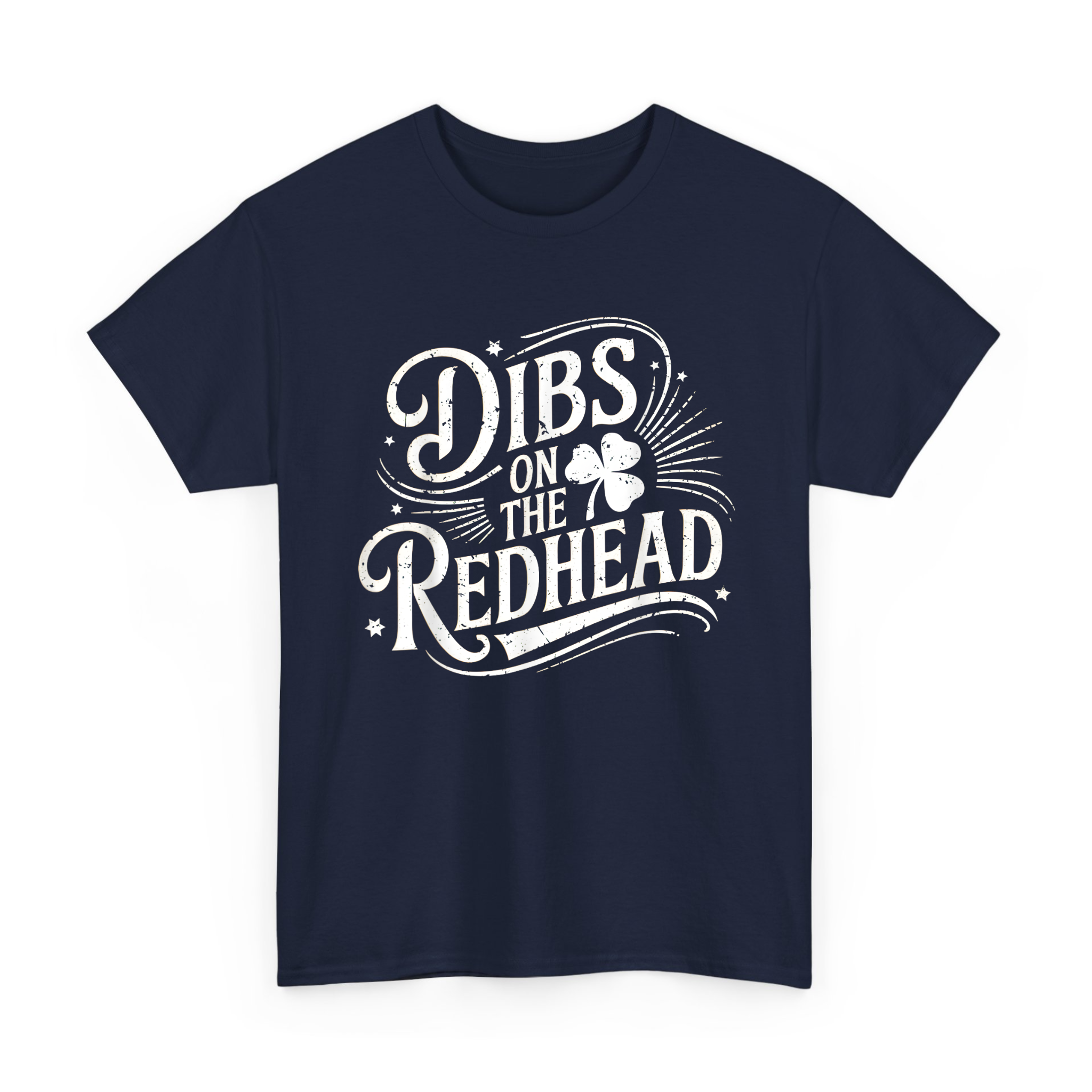 Dibs On The Redhead Shamrock T-shirt For Funny St Patricks Day Party