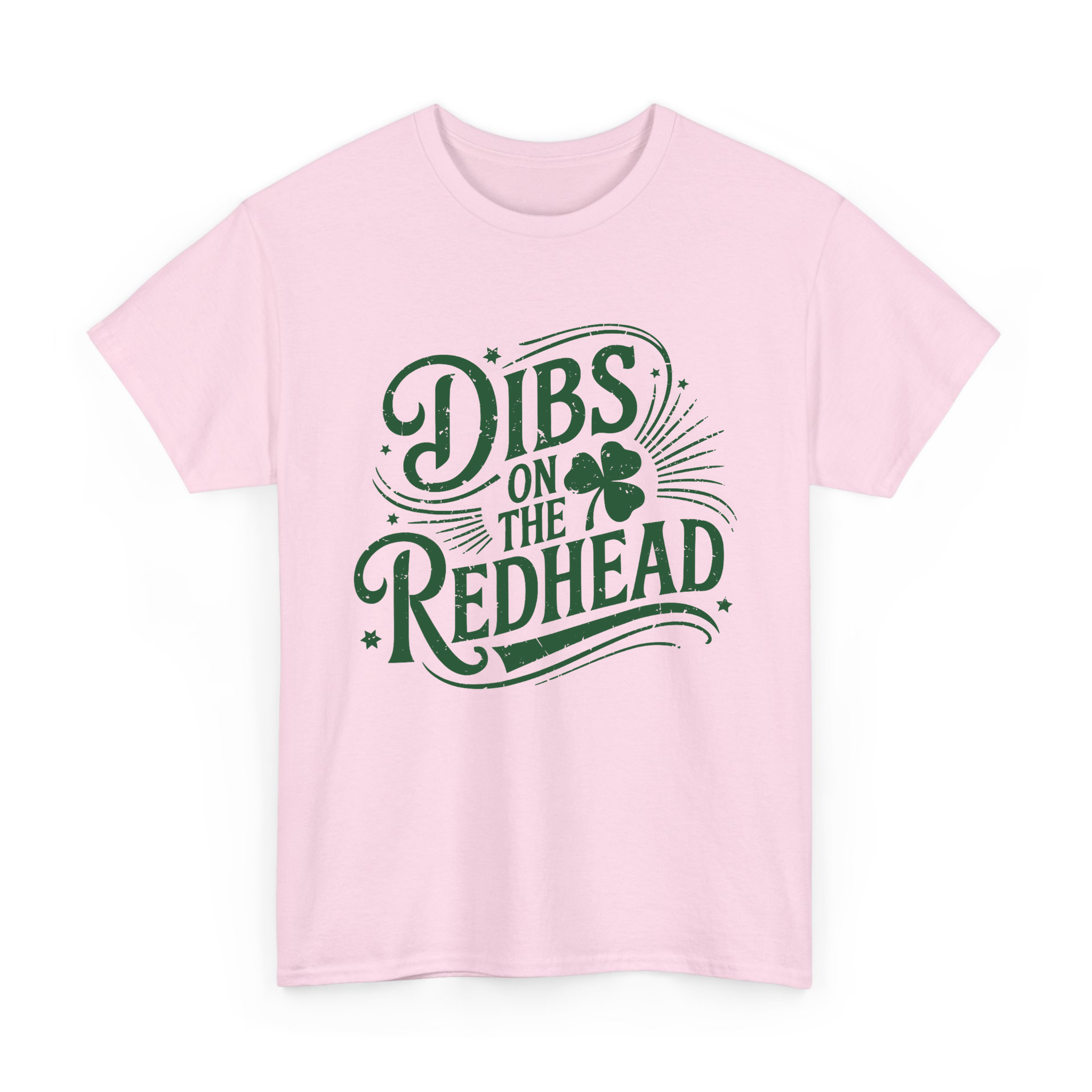 Dibs On The Redhead Shamrock T-shirt For Funny St Patricks Day Party