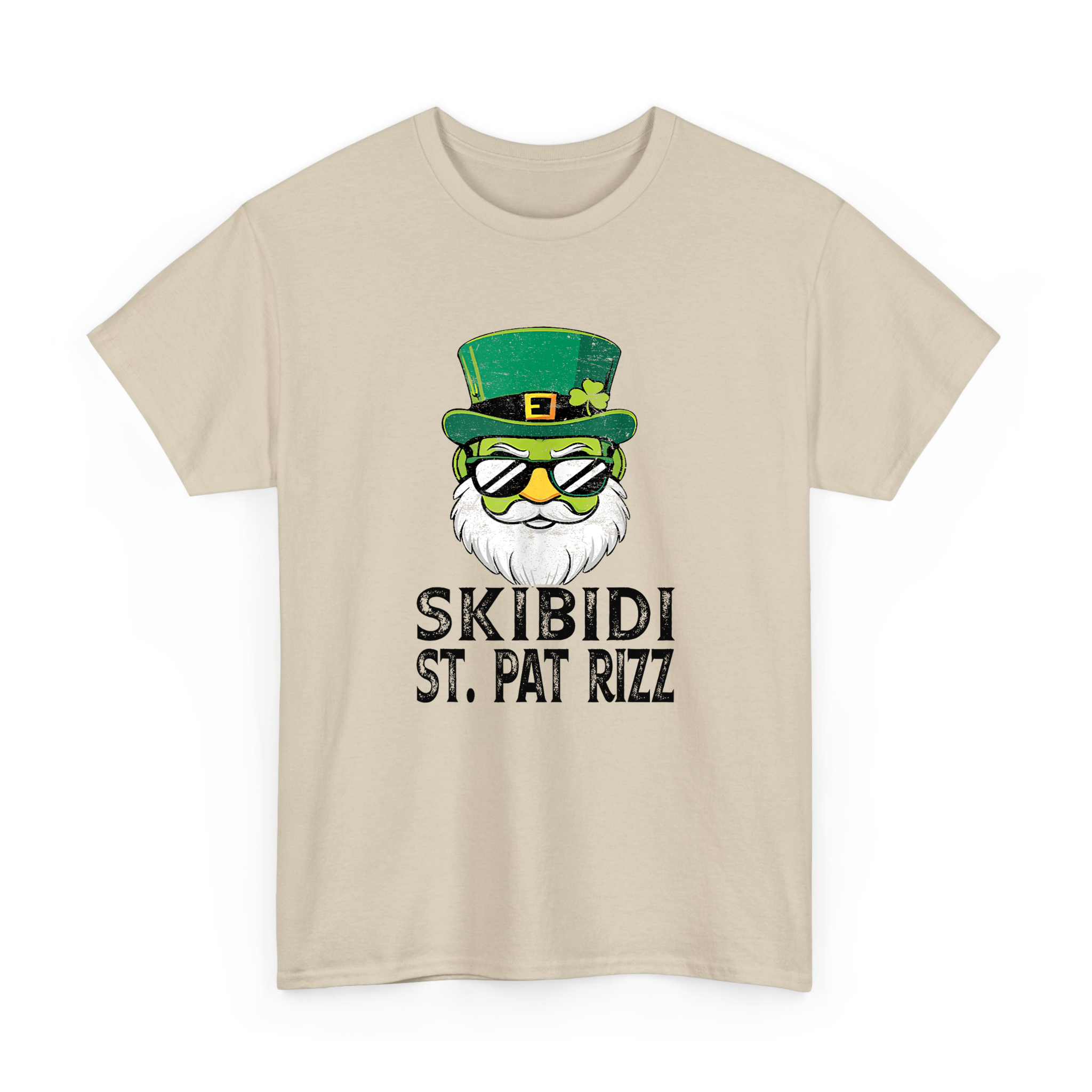 Funny  Leprechaun Skibidi Saint St Pat Rizz T-shirt For St Patricks Day