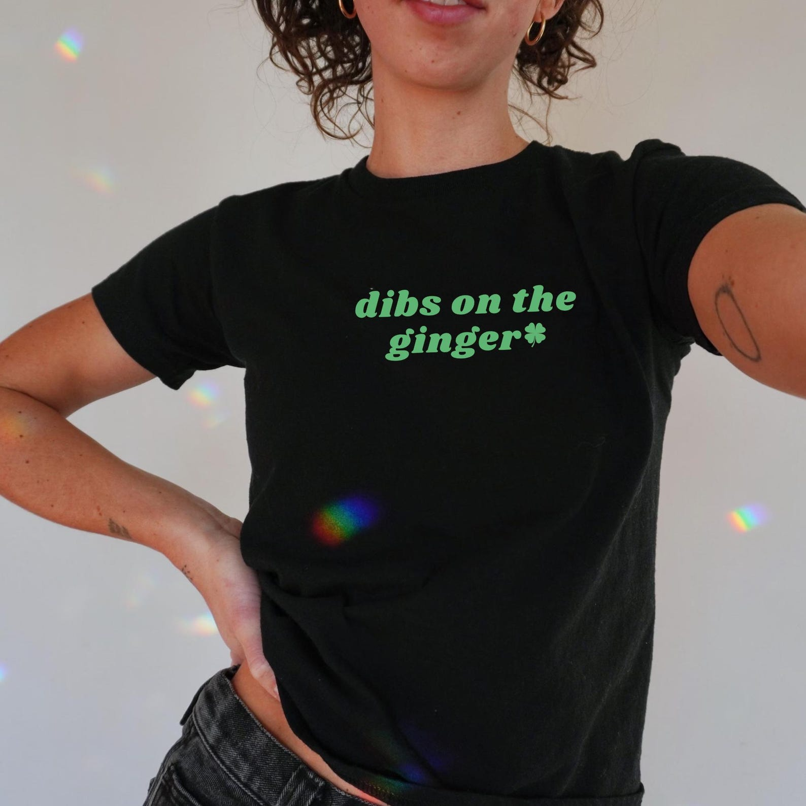 Funny Dibs On The Ginger St Patrick's Day Baby Tee