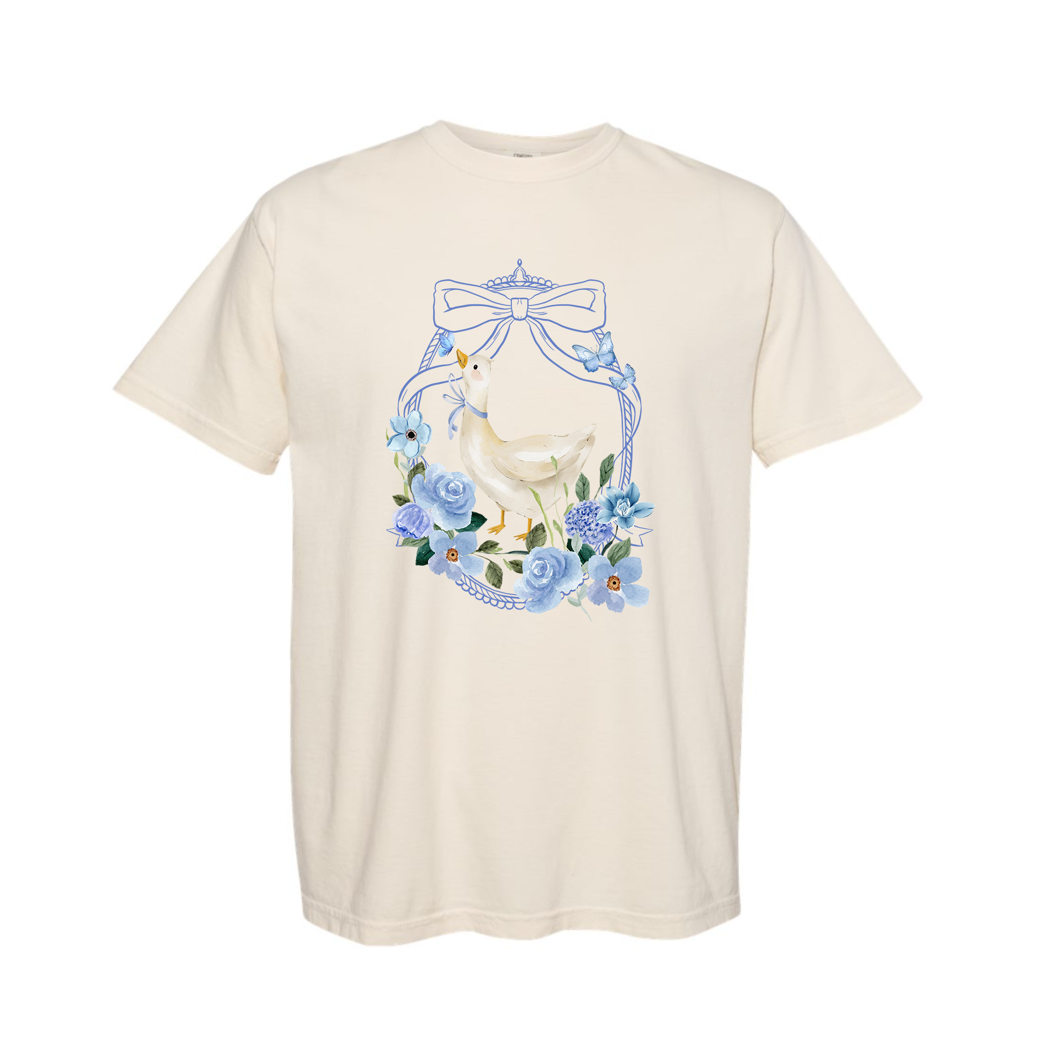 Vintage 90s Blue Ribbon Goose Comfort Color T-Shirt