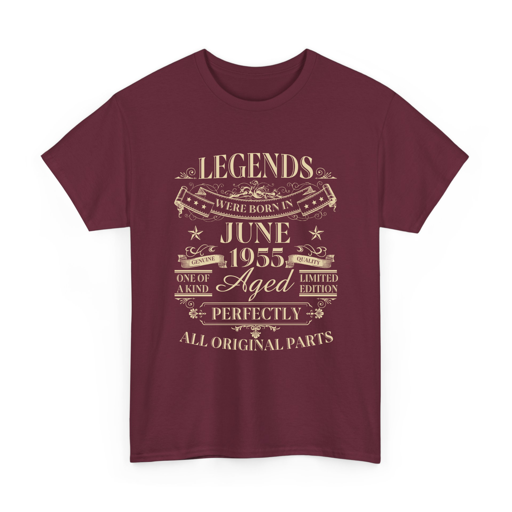 Custom Date Legends were Born in T-shirt for Birthday Gift